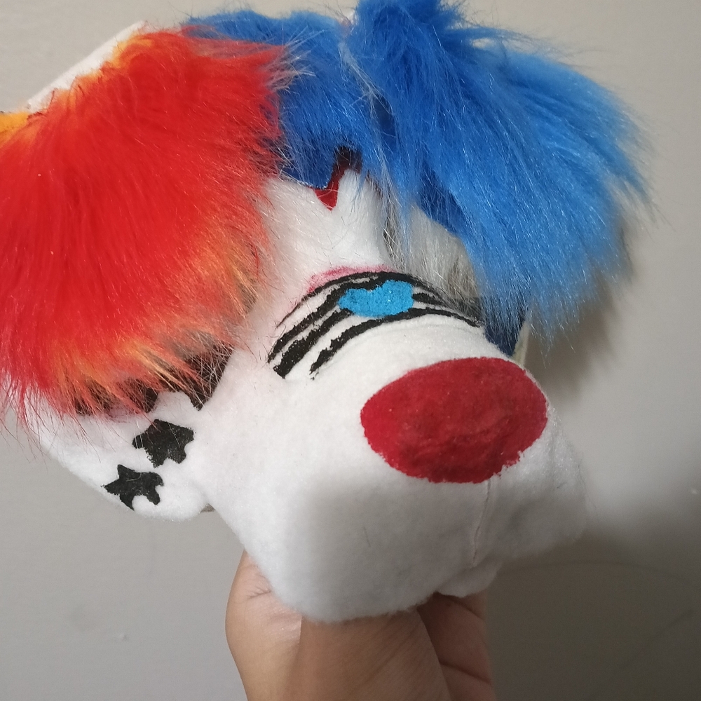 SOLD!!! Clown Puppy Therian Mask Furry High Quality Dog Handmade